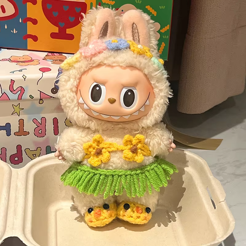 Ropa Mokoko para Labubu, sombreros, zapatos, bikinis Zimomo, y corte de primera y segunda generación para eventos de crucero, eventos sentados, ropa y accesorios para niños.