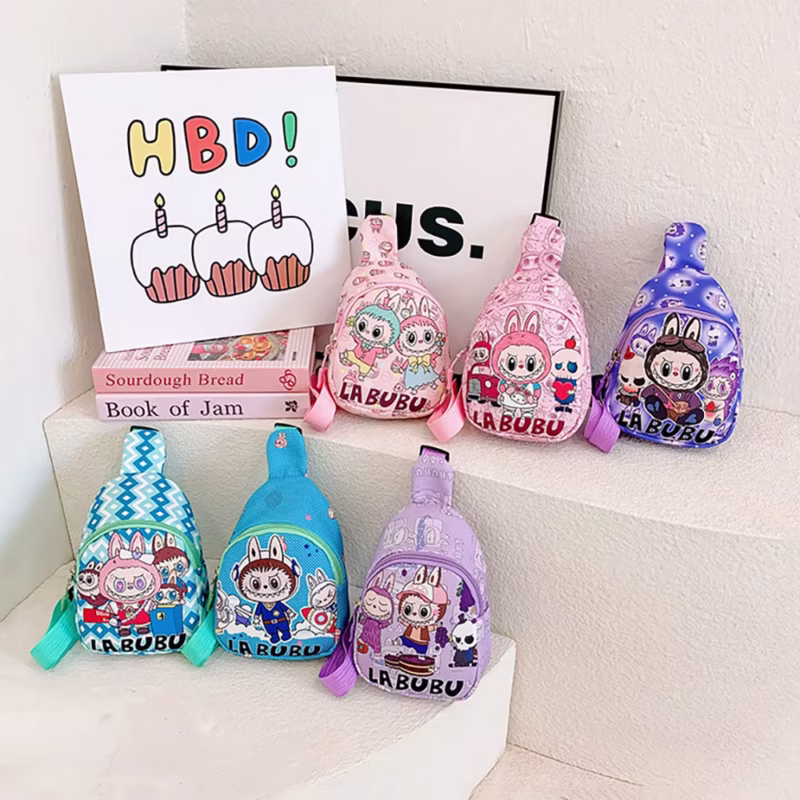 Bolso bandolera de elfo Kawaii, bolso de pecho de animación, bolso de elfo moderno, bolso casual para niños, mochilas portátiles, obsequios para niños y niñas. - Image 4