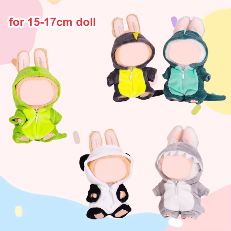 Las compras incluyen también una muñeca Labubu de 15 cm que lleva puesto este colorido traje de baño segmentado, así como su amiga de 17 cm con un atuendo de verano simple de casa que presenta una divertida variedad de peinados elaborados - Image 4