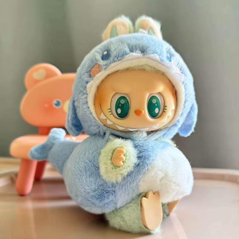 Especial* para colección de muñecas K-Pop Labubu de forro polar, accesorios para muñecas K-Pop, overoles de ídolos, set de ropa de muñeca (solo para vestir) - Image 4