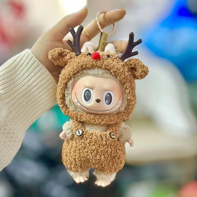 Ropa de muñecas Labubu, ropa de diseñador Labubu, juguete de lujo Labubu, Labubu original, regalo, atuendos de muñeca de 17 cm, ropa de funda de asiento.
