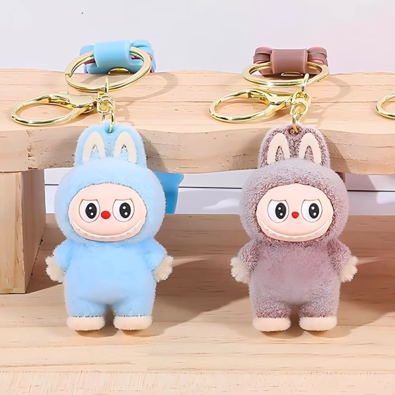 Colección elegante llavero Llavero Kawaii, figura de acción aterciopelada, linda y elegante, excelente regalo, decoración de escritorio, accesorios para el automóvil, Navidad - Image 4