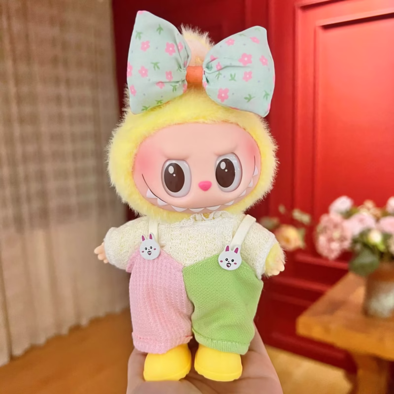 Labubu Mini Vestimenta para minis dolls, accesorios para muñecas de 15-17cm, Vestimenta Labubu, botas de lluvia para muñecas, zapatos de lluvia, ropa de lluvia - Image 3