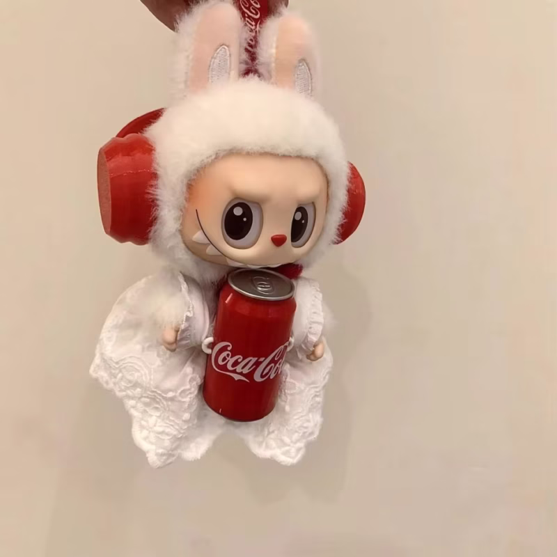 Pana nuevo para la muñeca Labubu, ropa, sombrero, 17cm, prendas, calzado, muñeca, complementos artesanales, entrenamiento, juegos festivos, juguetes, obsequios - Image 4