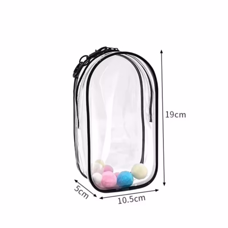 Estuche protector transparente en colores. Caja organizadora para muñecas Labubu V3 de 17 cm. Externo portafolio de exhibición con llavero. Muñeca accesorios - Image 4