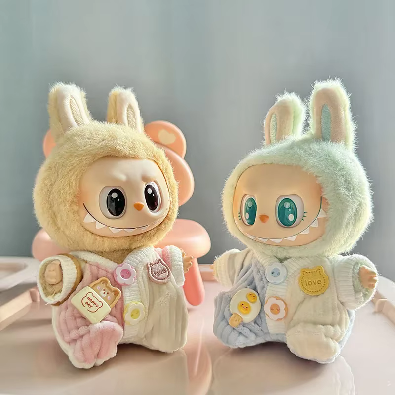 Accesorios para muñeca Idol Exo Kpop, ropa de peluche mini Labubu, muñecas de ídolos Kpop, traje de escalada, regalos de colección en set