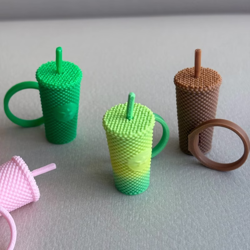 Accesorios para muñecas. Muñecas Labubu de 15 a 17 cm. Accesorios de té con leche y tazas y platillos estilo dopamina - Image 4