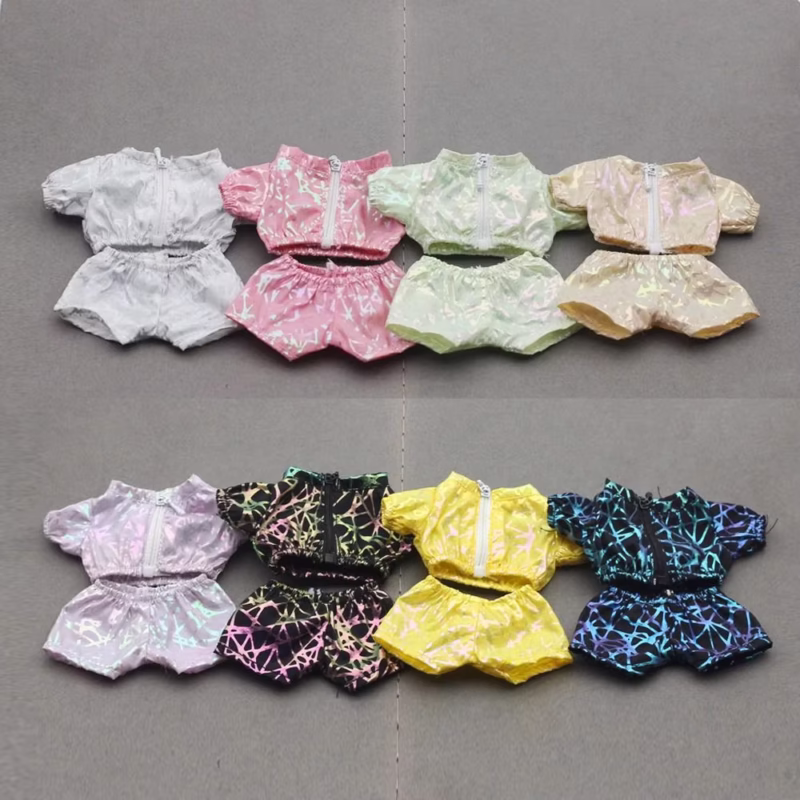 Vestido de muñeca 17CM, accesorios, Labubu ropa de repuesto, chaqueta de protección solar para muñeca 10 cm de algodón, vestimenta, juguetes - Image 2