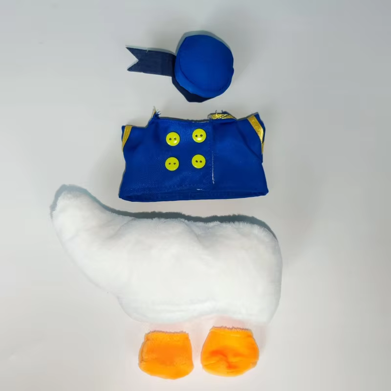 El conjunto de traje de pato para muñeca Labubu V1 y V2 de 17 cm es el accesorio perfecto para dar un aire único