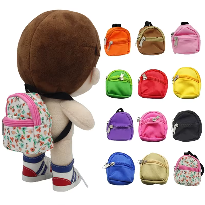 Ideal para decoración del hogar al combinar con: labubus de 17/20 cm, bolsa miniatura de muñeca, mochila escolar con doble cremallera, billetera de lienzo, monedero de tela.