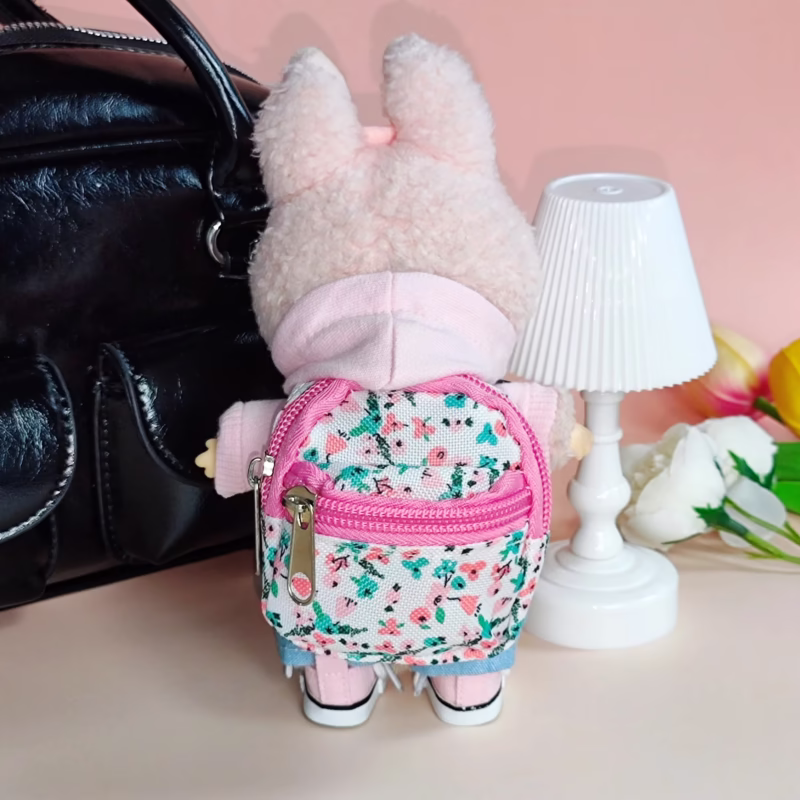 Mini vestimenta para muñecos de peluche, complementos de ropa para Corea, Kpop Exo Labubu V1 V2, falda con correa de ídolo, regalo de ropa