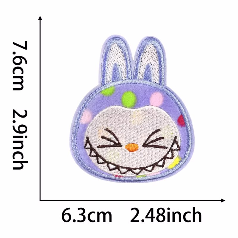 Adiestra tus ropa y complementos con las pegatinas bordadas en tela de dibujos animados Labab - Image 3