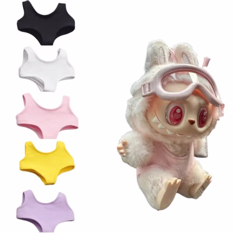 Para tus muñecas de 15-17 cm, este encantador traje de baño de una pieza es perfecto para personalizaciones de verano