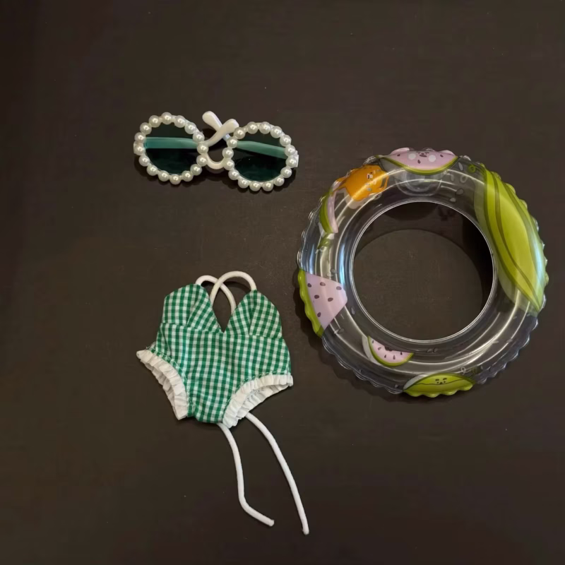 Conjunto Labubu listo para el verano, colección activa. Muñeca de peluche de 17 cm de la colección de alto diseño, cubromaxx, accesorios de yate. - Image 2