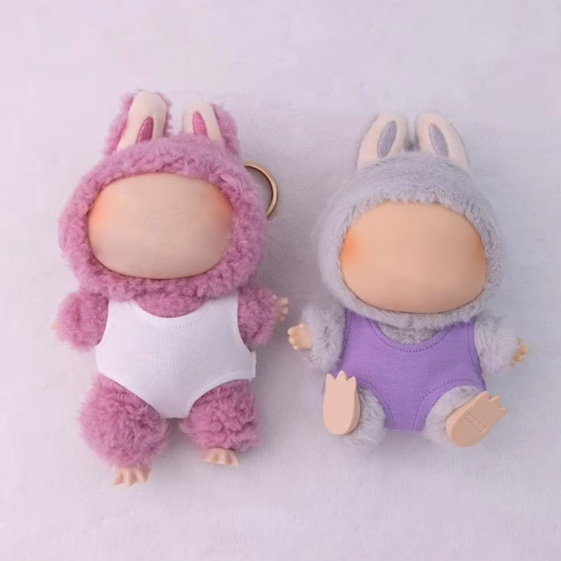 Conjuntos de muñeca de 15/17 cm para Labubu 2Generations, mono, brilloso, para fiesta, accesorios de regalo. - Image 2