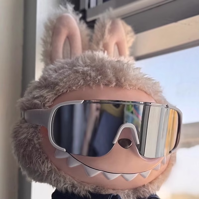 Mejor se ajusta a la muñeca Labubu que mide 38 cm, gafas de sol modernas, muñecas de vinilo, muñecas Zimomo, y los dulces "grandes reyes" de primavera y verano. - Image 2