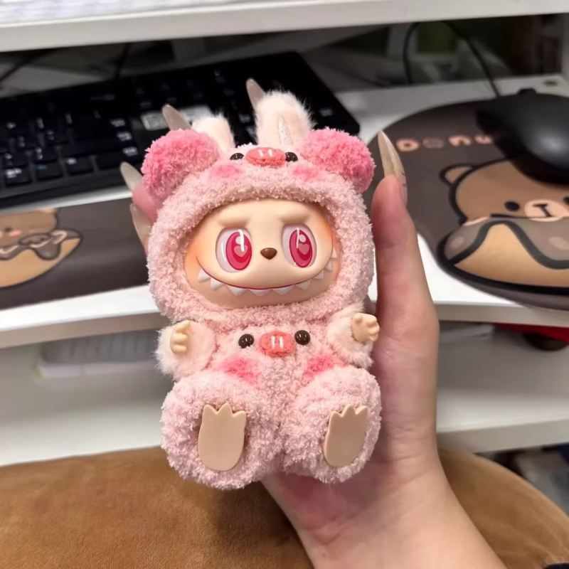 Sin muñeca a juego. LABUBU-indumentaria infantil de 38 cm. Conjunto de atuendo navideño de Año Nuevo. Complementos para muñecas artesanales. Obsequio de Popmart Bubble Mart - Image 2
