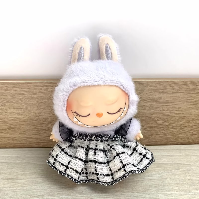 Accesorios, ropa de muñeca, ropa Labubu, set de vestido de diseñador para muñecas de 17CM, Labubu V2 V1, ropa de muñequita mini, ropa de muñeca hecha a mano, regalo para niñas