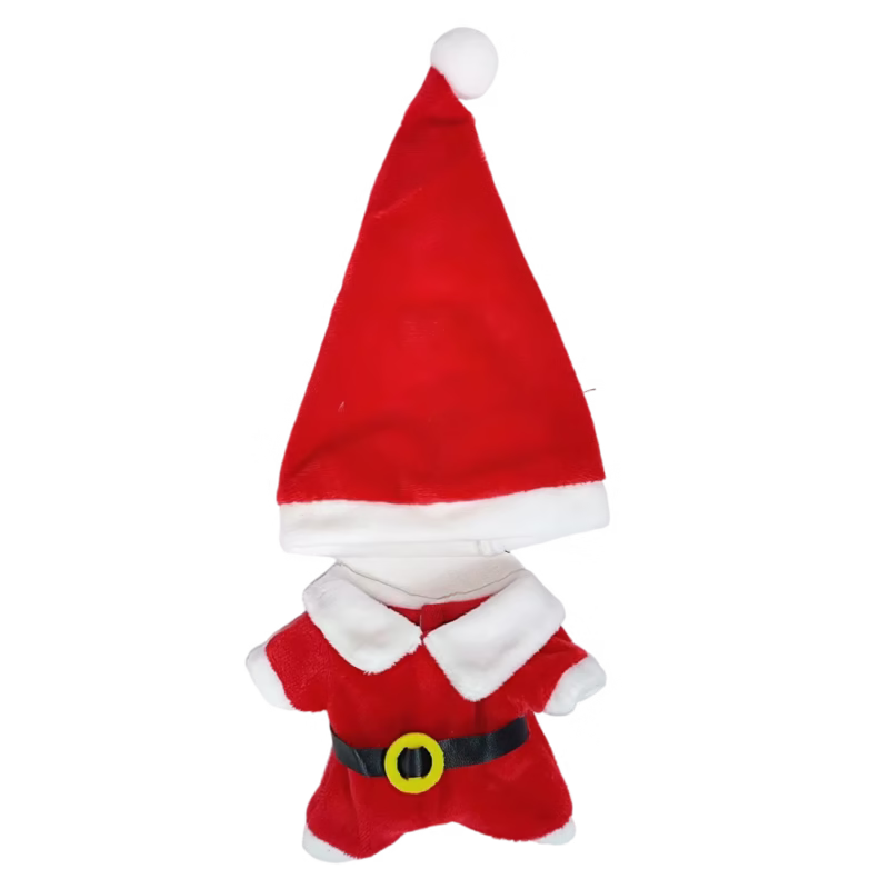 Mini indumentaria para muñeca de peluche de 17cm, complementos para Labubu Idol V1 V2, galleta navideña, suéter masculino, sombrero, vestimenta, obsequio de Navidad, regalo de Navidad, regalo de Año Nuevo.