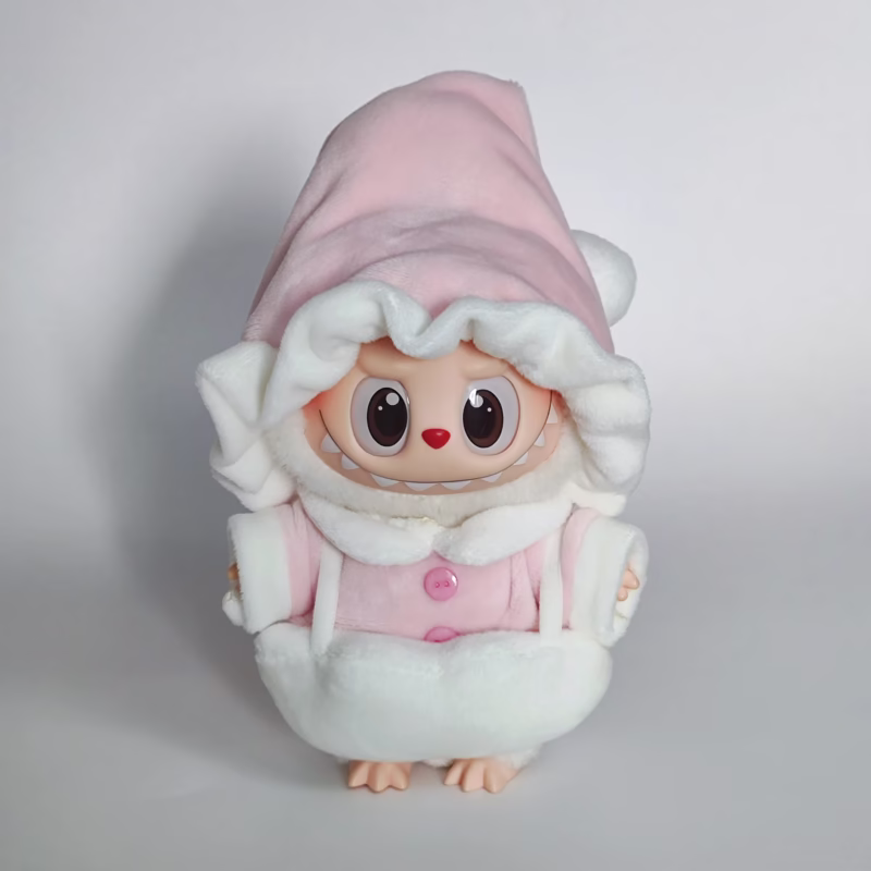 Ropa para niños Labubu pequeña, 15 ‘ 17 cm, colgante Labubu, juguete de peluche, conjunto de vestido para muñecas, accesorios y juguetes. - Image 4