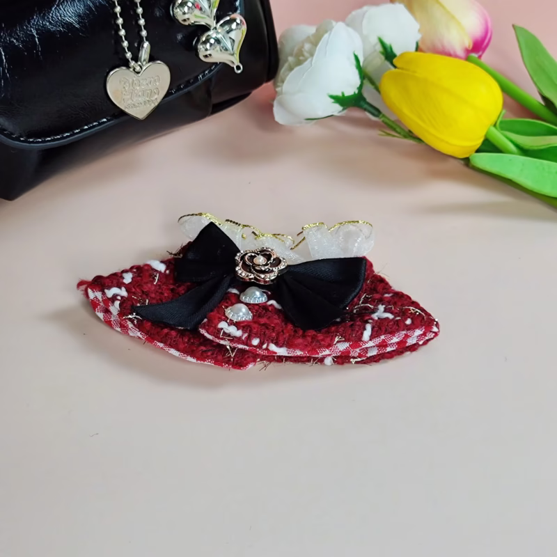 Ropa Labubu Gen 1 y 2: Llavero con conjunto de capa elegante LaBubu - Image 2