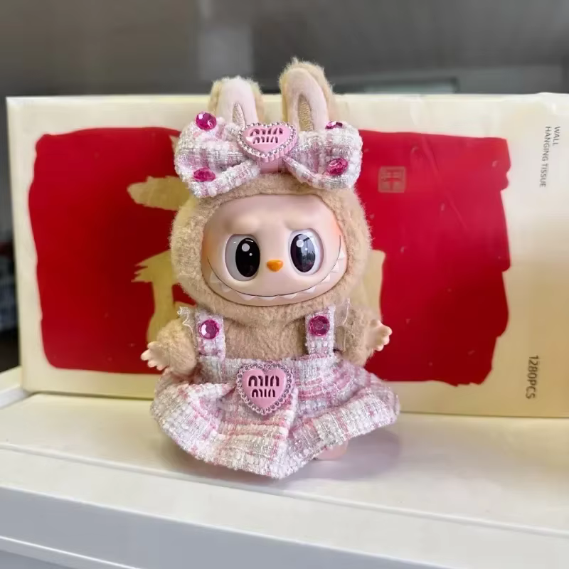 Conjunto de ropa para muñeca de peluche, 17cm, ropa de cosplay estilo Kpop Exo Labubu ídolo, regalo de ropa