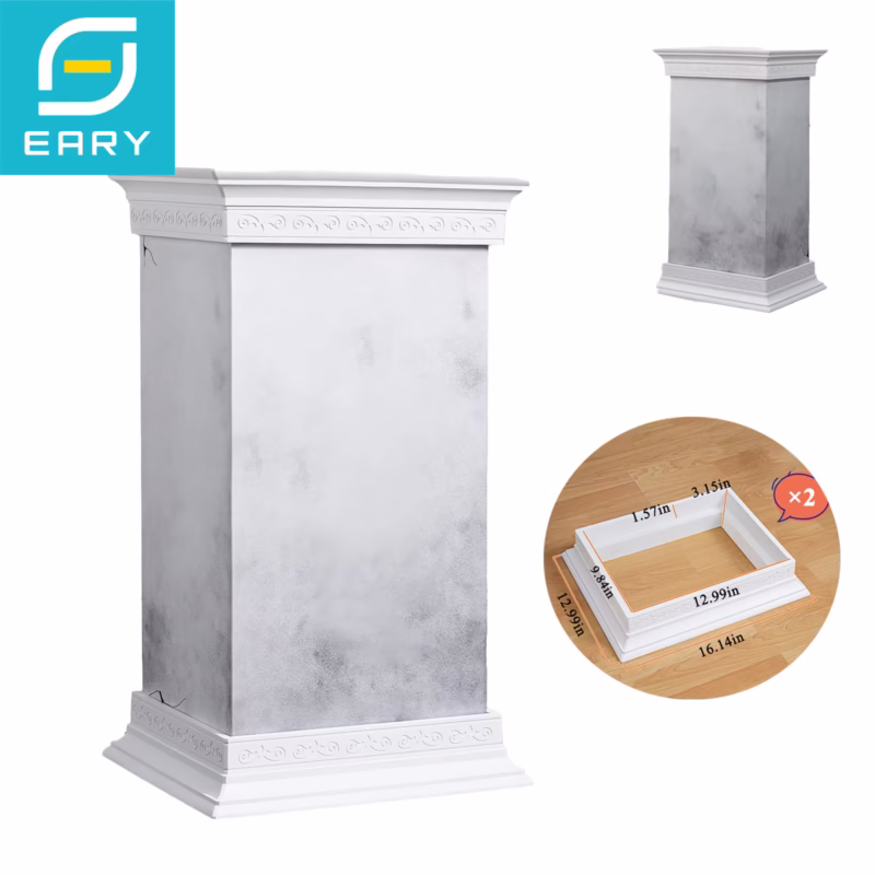 Eary Monster-vitrina para Labubu Zimomo Angel, soporte de columna romana solamente, vitrina artística para muñecas, juguetes, caja de bricolaje, caballetes, accesorios - Image 2