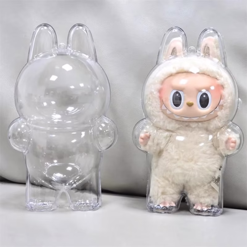 5 unidades PopMart Monster Labubu V1 V2 5 5 Sit Party carcasa transparente para 5 cosplay, 5 luego 5 de accesorios para 5 PopMart Monster Labubu V1 V2 Sit Party 5. 1 unidad - Image 2