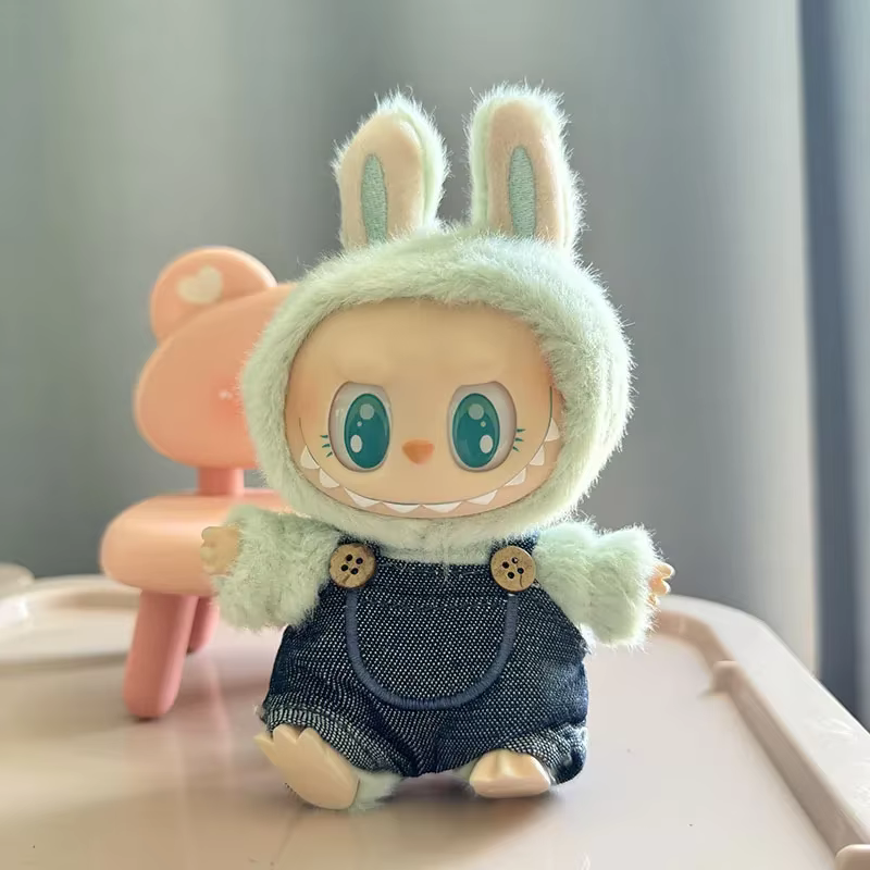 Prepara tu muñeca Labubu para convertirse en un verdadero ícono del estilo con esta fabulosa colección de atuendos para muñecas de 17 cm